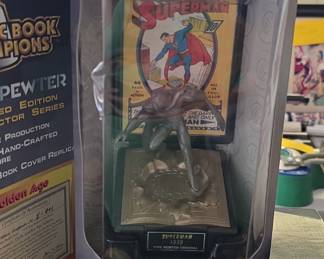 Comic Book Champions Fine Pewter Superman Figure