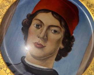Portrait of a Youth decorative plate