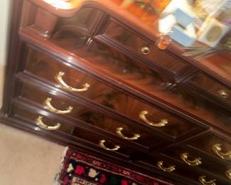 French Bombe style triple dresser