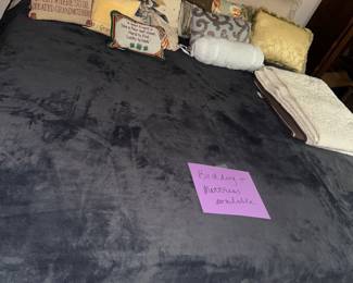 pillows and Headboard for sale, not mattress.. 