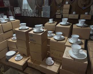 Lifetime supply of tea cups!