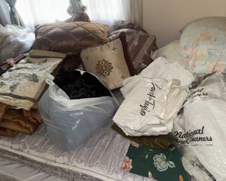 more linens and blankets