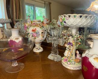 Capodimonte -ish porcelain Von Schierholz / German 