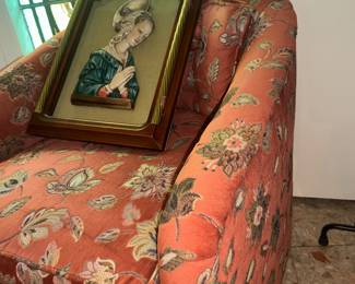 lovely burnt orange chair