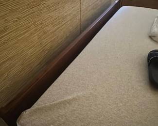 MidCentury Modern Walnut Platform Bed Frame