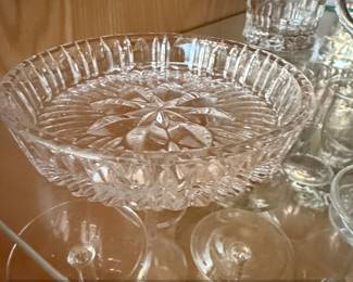 Arcoroc France Starburst Crystal Serving Bowl
