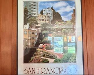 Anna Chrasta Lombard Street San Francisco Framed Print