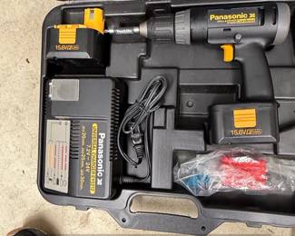 Panasonic EY Cordless Drill and Driver with Charger and Batteries