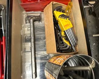 Assorted Hex Key Set and Wrenches