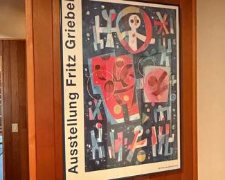 Fritz Griebel Exhibition Poster
