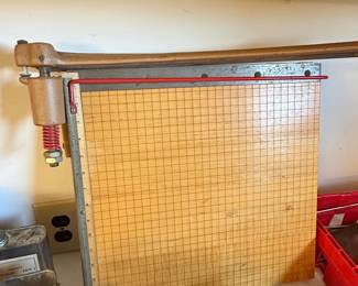 Vintage Ingento No. Paper Cutter