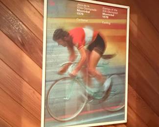 Montreal Olympics Cycling Poster
