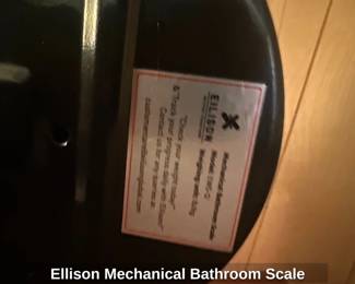 Ellison Mechanical Bathroom Scale second image