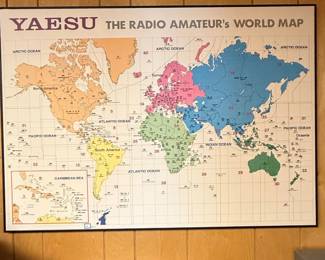 YAESU The Radio Amateurs World Map