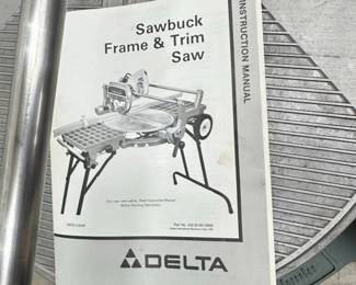 Delta Sawbuck Frame  Trim Saw second image
