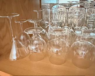 Assorted Clear Glass Stemware and Drinkware second image