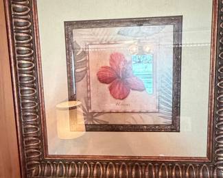 Framed Hibiscus Art Print