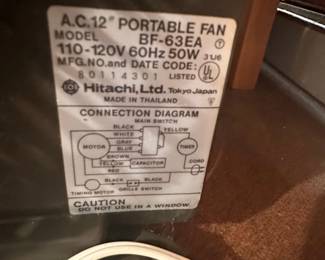 Hitachi BFEA Portable Fan third image