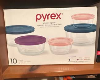 Pyrex Piece Glass Storage Set with Lids