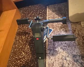 Vive Folding Pedal Exerciser with Digital Display