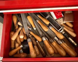 Assorted WoodHandled Files and Rasps Set