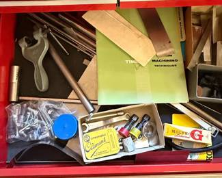 Assorted Machining Tools and Lubricants