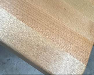 Vintage Maple Butcher Block Dining Table and Chairs Set second image