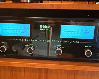McIntosh MC amplifier