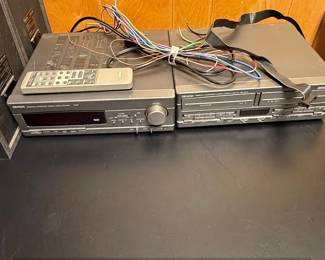 Denon D Personal Component System Stereo Receiver and Cassette Tape Deck