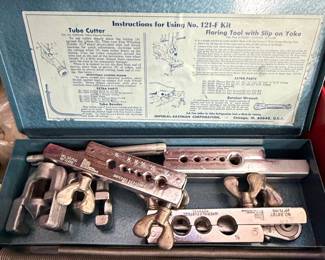 Imperial Eastman No. F Tube Cutter and Flaring Tool Kit