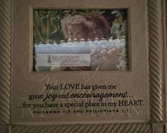 Lighthouse Christian Products Your Love Has Given Me Photo Frame