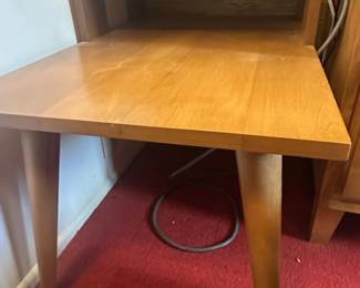 MidCentury Modern Heywood Wakefield Wheat Step Up Side Table