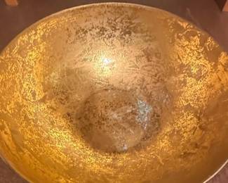 Decorative Bowl with Gold Interior second image