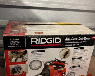 Rigid Electronic Drain Opener In Box $75 OBO b/4 5/19/2026 to