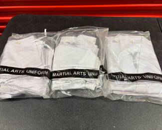 3 New Size 1 Children’s  Karate Outfits Note Screen Printed Logo On Back $10/ea OBO by 5/19/2026