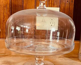 Covered Cake Plate