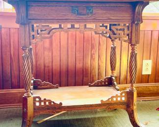 Eastlake Walnut Table 