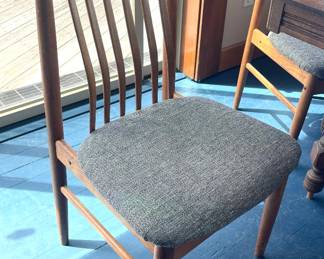Benny Linden Danish Teak-Slat Chairs (set of 4) 