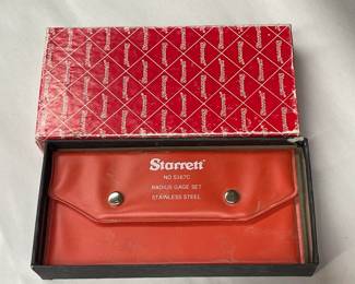 STARRETT Radius Gage Sets 
