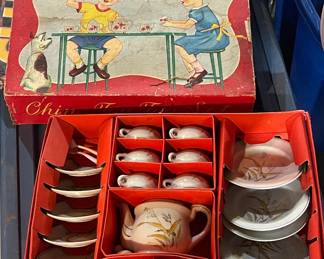 Vintage Toy Tea Set 