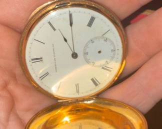 14K American Watch Co. Pocket Watch
