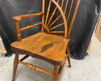 Oak Bustle Chair 