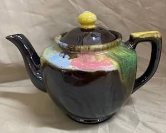 Teapot w/Multi-Color Top 