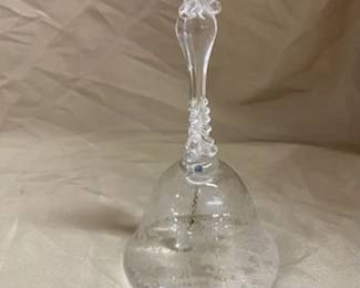 Etched Glass Bell