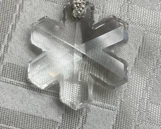 Swarovski Pendant w/Sterling Loop 