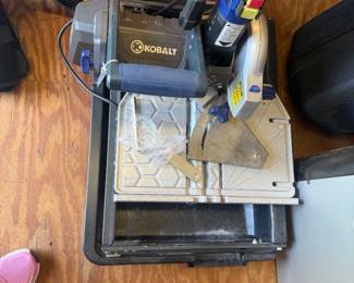 Kobalt Tile Wet Saw - $300.00