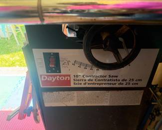 Dayton Contractor Saw 10 inch - $300.00