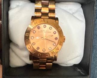 Marc by Marc Jacobs Amy Rose Gold Tone Watch MBM