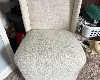 Modern Boucle Dining Chair