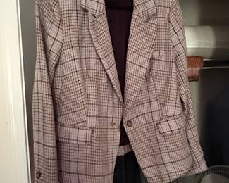 Free People Plaid Blazer